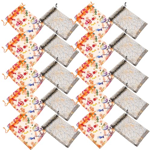 KOMBIUDA 60stücke Kürbis-goodie-tüten Mit Spinnendruck Halloween Netzbeutel Mit Kordelzug Für Süßigkeiten Snacks Partygeschenke Und Trick--treat KOMBIUDA 60stücke Kürbis-goodie-tüten Mit Spinnendruck Halloween Netzbeutel Mit Kordelzug Für Süßigkeiten Snacks Partygeschenke Und Trick--treat von KOMBIUDA