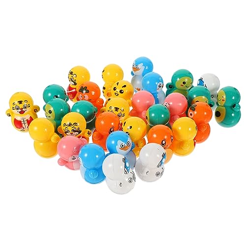 KOMBIUDA 60 Stück Teiliges Mini Wackeltier für Tierfiguren Geburtstagsfeier Mitgebsel Tischspielzeug Tischdekoration für Jungen Zufällige Farbe von KOMBIUDA