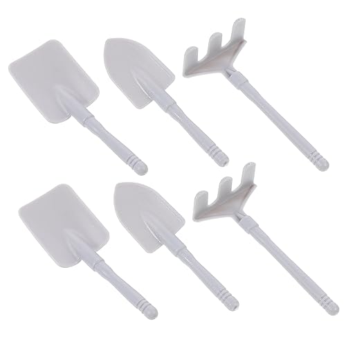 KOMBIUDA 60St Mini-Schaufel für hühner kinderknallzeug Familien+ House Decoration Mini-Modelle Mini -Hausdekorationen Schaufel Rechen Modell Plastik Grey KOMBIUDA 60St Mini-Schaufel für hühner kinderknallzeug Familien+ House Decoration Mini-Modelle Mini -Hausdekorationen Schaufel Rechen Modell Plastik Grey von KOMBIUDA