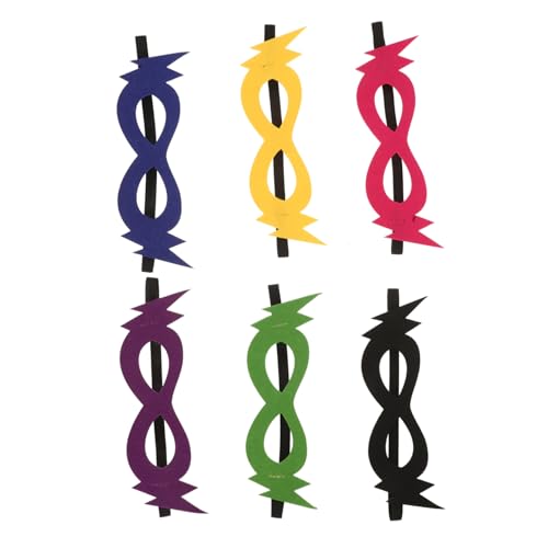 KOMBIUDA 6St Halloween-Maske masken für faschingsmasken Maskerade Maske Verkleidung Maske Kinderparty Maske Party-Maske Cosplay-Maskerade-Masken Karnevalsmaske gefühlt KOMBIUDA 6St Halloween-Maske masken für faschingsmasken Maskerade Maske Verkleidung Maske Kinderparty Maske Party-Maske Cosplay-Maskerade-Masken Karnevalsmaske gefühlt von KOMBIUDA