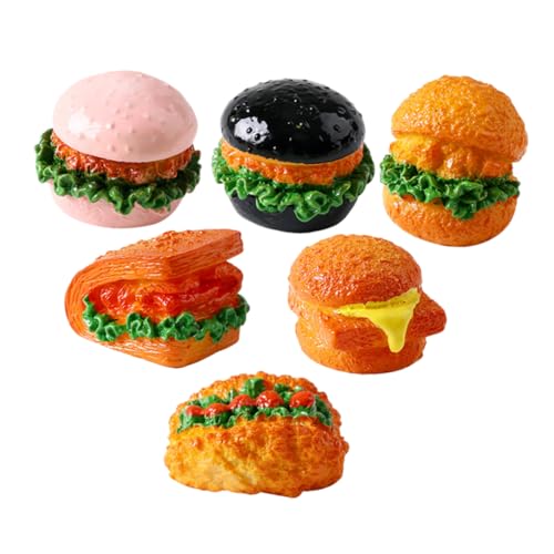 KOMBIUDA 6St Mikro-Landschaftsmodell Spielzeug Burger-Modell Miniatur-Essen kleines Hamburgermodell künstliche Nahrung Künstliches Burgermodell Mini-Ornamente Zuhause Requisiten Harz KOMBIUDA 6St Mikro-Landschaftsmodell Spielzeug Burger-Modell Miniatur-Essen kleines Hamburgermodell künstliche Nahrung Künstliches Burgermodell Mini-Ornamente Zuhause Requisiten Harz von KOMBIUDA