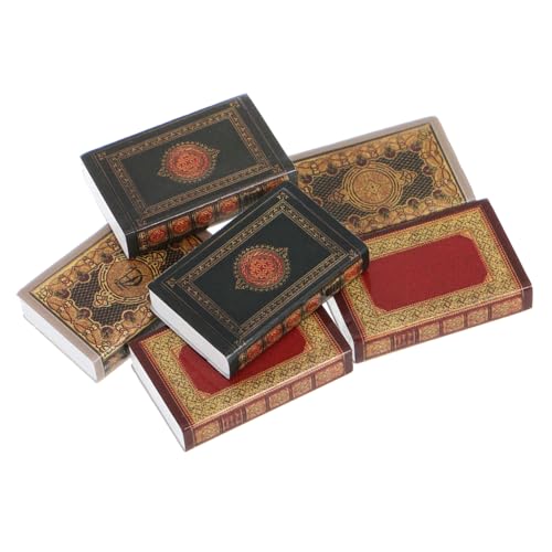KOMBIUDA 6St Mini-Buchmodell bücherregal deko kleines bücherregal Puppenhaus Requisiten Elegante Miniaturen wohnaccessoires Miniatur-Puppenhaus Miniatur-Dinge Mini-Bücher Mini-Dinge Metall KOMBIUDA 6St Mini-Buchmodell bücherregal deko kleines bücherregal Puppenhaus Requisiten Elegante Miniaturen wohnaccessoires Miniatur-Puppenhaus Miniatur-Dinge Mini-Bücher Mini-Dinge Metall von KOMBIUDA