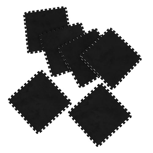 KOMBIUDA 6St Puzzle-Matte Rätsel für Erwachsene Schaumstoff-Bodenmatte turnmatten Gymnastics Matte Outdoor Teppich Puzzlematte Multifunktions-Puzzle-Kissen Bodenversorgung Samt Black KOMBIUDA 6St Puzzle-Matte Rätsel für Erwachsene Schaumstoff-Bodenmatte turnmatten Gymnastics Matte Outdoor Teppich Puzzlematte Multifunktions-Puzzle-Kissen Bodenversorgung Samt Black von KOMBIUDA