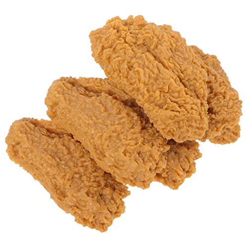 KOMBIUDA 6St Simulierte Hühnerflügel gefälschtes gekochtes Hähnchen künstlich Hühnerfutter Brathähnchen-Eiseimer Spiel wohnungsdeko hausdeko entzückendes Essensdekor Faux-Food-Modell PVC KOMBIUDA 6St Simulierte Hühnerflügel gefälschtes gekochtes Hähnchen künstlich Hühnerfutter Brathähnchen-Eiseimer Spiel wohnungsdeko hausdeko entzückendes Essensdekor Faux-Food-Modell PVC von KOMBIUDA