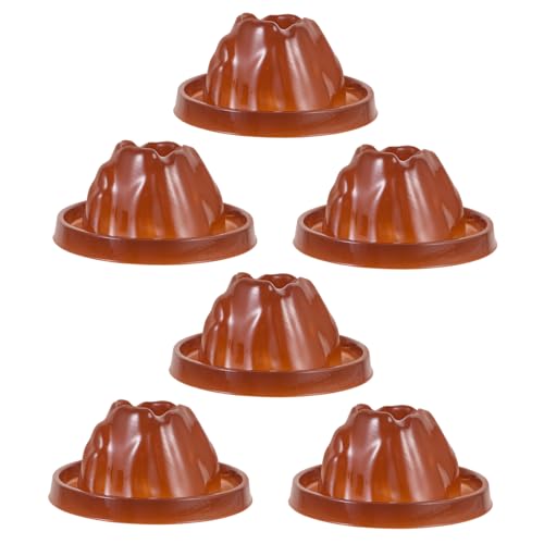 KOMBIUDA 6St Vulkan-Experimentierset Vulkanwissenschaft Kleines Vulkanmodell simuliertes Vulkanmodell Vulkanhülle Modell eines ausbrechenden Vulkans Vulkan-Muschel-Requisite Plastik Coffee KOMBIUDA 6St Vulkan-Experimentierset Vulkanwissenschaft Kleines Vulkanmodell simuliertes Vulkanmodell Vulkanhülle Modell eines ausbrechenden Vulkans Vulkan-Muschel-Requisite Plastik Coffee von KOMBIUDA