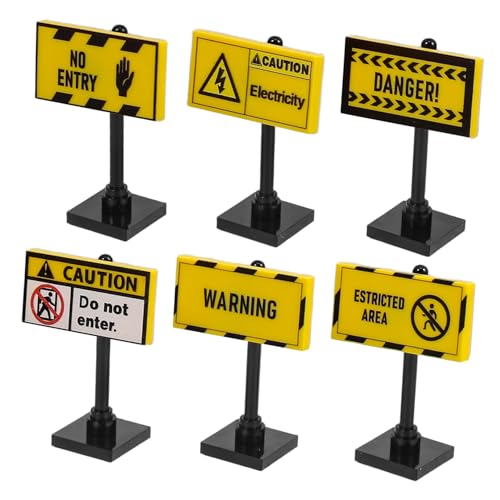 KOMBIUDA Bauen Sie Ihre Eigene Stadt 6-teiliges Verkehrszeichen-spielset Zeichenblöcke Für Jungen Und Mädchen Lernspielzeug KOMBIUDA Bauen Sie Ihre Eigene Stadt 6-teiliges Verkehrszeichen-spielset Zeichenblöcke Für Jungen Und Mädchen Lernspielzeug von KOMBIUDA