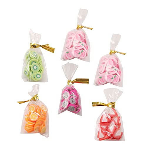 KOMBIUDA 6Stücke Lebensmittelbeutel Simulierte Snacks für Puppenhaus Dekoration Kreatives Vorstellungskraft und Kognitiven Fähigkeiten von KOMBIUDA