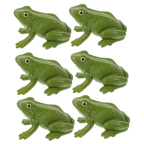 KOMBIUDA 6er Set Frosch Modelle Simulation Frosch Figuren Für Tierfigur Als Deko Für Zuhause Und Schreibtisch Kognitive Lernspielzeuge Für KOMBIUDA 6er Set Frosch Modelle Simulation Frosch Figuren Für Tierfigur Als Deko Für Zuhause Und Schreibtisch Kognitive Lernspielzeuge Für von KOMBIUDA