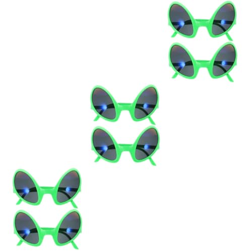 KOMBIUDA 6stücke Lustige Alienbrillen Bunte Sonnenbrille Für Kostümpartys Foto-props Und Ausgefallene Accessoires Für Halloween Und Kostüm-events KOMBIUDA 6stücke Lustige Alienbrillen Bunte Sonnenbrille Für Kostümpartys Foto-props Und Ausgefallene Accessoires Für Halloween Und Kostüm-events von KOMBIUDA