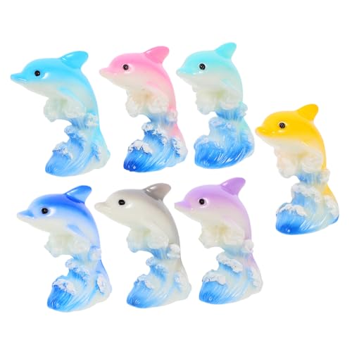 KOMBIUDA 7 Stück Mini- Delphinspielzeug Miniatur-delfinfiguren Ornamente Dekorationen Figuren Mini -Miniatur Ornament DIY Terrarium Handwerk Ornament Miniatur-delfinstatuen Harz KOMBIUDA 7 Stück Mini- Delphinspielzeug Miniatur-delfinfiguren Ornamente Dekorationen Figuren Mini -Miniatur Ornament DIY Terrarium Handwerk Ornament Miniatur-delfinstatuen Harz von KOMBIUDA