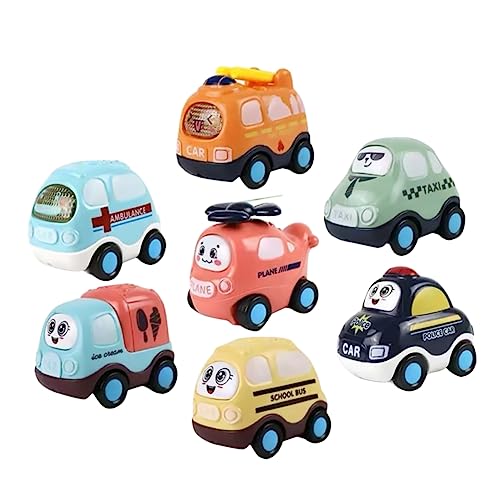 KOMBIUDA 7St Autos für kinderspielzeug Kleinkinder krankenwagen kinderknallzeug Taxi Reibungsautomodelle reibungsgetriebenes Fahrzeug Plastik KOMBIUDA 7St Autos für kinderspielzeug Kleinkinder krankenwagen kinderknallzeug Taxi Reibungsautomodelle reibungsgetriebenes Fahrzeug Plastik von KOMBIUDA