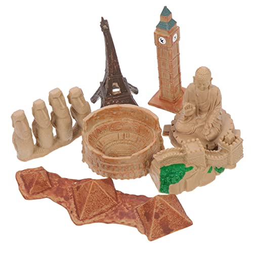 KOMBIUDA 7stücke Architektur Modell Lernspielzeug Für Realistische Dekore Imitiert Spielspielzeug Mit Exquisiter Verarbeitung Für Kinderbildung von KOMBIUDA