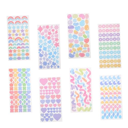 KOMBIUDA Selbstklebende Scrapbook Journal Dekoraufkleber Mit Motiven 8 Sets/Paket KOMBIUDA Selbstklebende Scrapbook Journal Dekoraufkleber Mit Motiven 8 Sets/Paket von KOMBIUDA