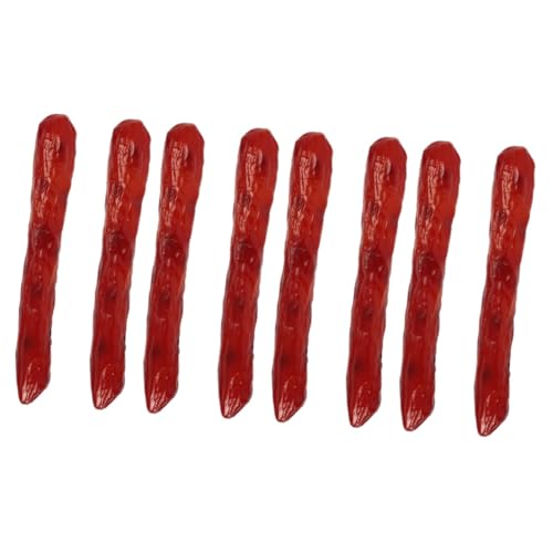 KOMBIUDA Kunstwurst 8 Stk Schinken Lebensechte Wurst Simulation Von Schweinerippchen Food-modell Gefälschter Hot Dog Küchendekoration Schuldeko Gefälschte Lebensmittel Realistisch Künstliche Wurst Pvc von KOMBIUDA