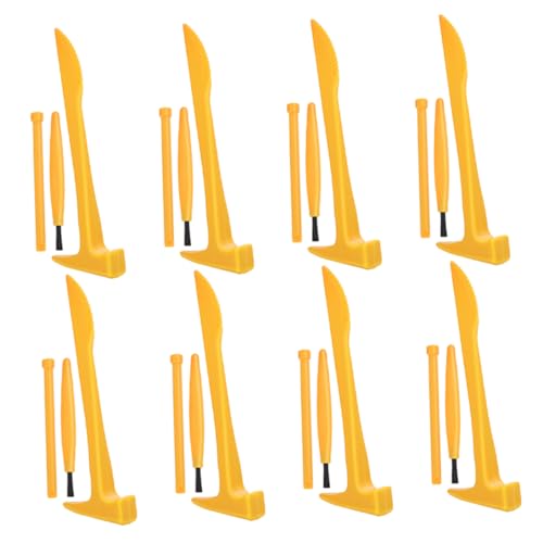 KOMBIUDA 8 Sätze Teiliges mit Hammer Meißel und Pinsel für Dinosaurierknochen Entdeckung und Archäologische KOMBIUDA 8 Sätze Teiliges mit Hammer Meißel und Pinsel für Dinosaurierknochen Entdeckung und Archäologische von KOMBIUDA