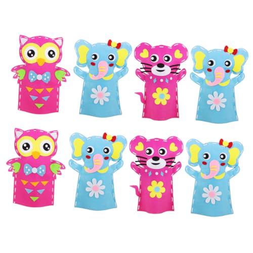 KOMBIUDA Tierspielzeug Für Kinder – Handpuppen-bastelset – Materialien Für Handpuppen Aus Stoff – Puppenspielzeug von KOMBIUDA