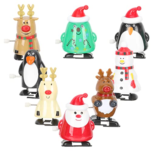 KOMBIUDA 8 Stück Aufzieh kinderspielzeug für geldgeschenke Weihnachten Funny Toys Weihnachts Figuren zum Aufziehen weihnachtliches Laufspielzeug Plastik KOMBIUDA 8 Stück Aufzieh kinderspielzeug für geldgeschenke Weihnachten Funny Toys Weihnachts Figuren zum Aufziehen weihnachtliches Laufspielzeug Plastik von KOMBIUDA