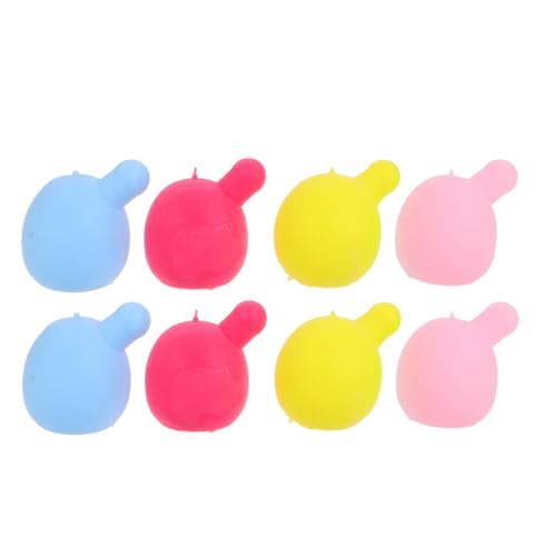 KOMBIUDA 8 Stück Blasenblasenkern Austausch Der Inneren Kugel des Quetschspielzeugs Blasenquetscheinsätze Puppenherstellungsteile Squishy-Maker-nachfüllung Quietscher Ersatz DIY-Squeeze PVC von KOMBIUDA