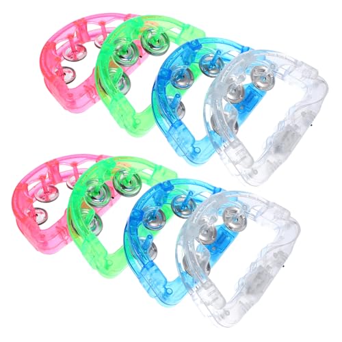 KOMBIUDA 8stücke Blinkende Handglocke Interessantes Tamburin Lustige Tamburine Leuchtende Tamburine Kinderspielzeug Musikinstrument-spielzeug Für Geburtstage Festivals Bars Karneval KOMBIUDA 8stücke Blinkende Handglocke Interessantes Tamburin Lustige Tamburine Leuchtende Tamburine Kinderspielzeug Musikinstrument-spielzeug Für Geburtstage Festivals Bars Karneval von KOMBIUDA