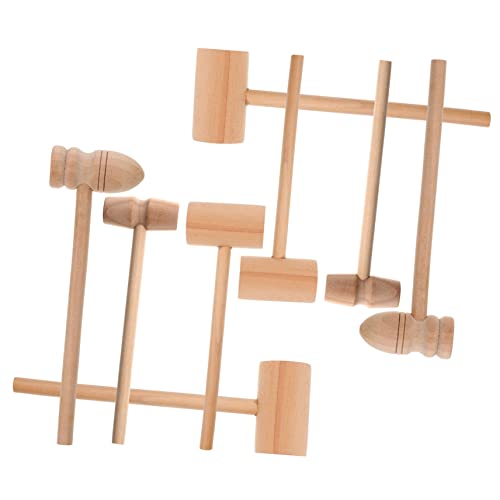 KOMBIUDA 8 Stück Mini-holzhammer Junge Schaumhammer Werkzeug Eierhammer Cracker Fleischhammer Für Den Haushalt Coop Praktischer Hammer Babyspielzeug -Hammer Bank Geld Kind KOMBIUDA 8 Stück Mini-holzhammer Junge Schaumhammer Werkzeug Eierhammer Cracker Fleischhammer Für Den Haushalt Coop Praktischer Hammer Babyspielzeug -Hammer Bank Geld Kind von KOMBIUDA