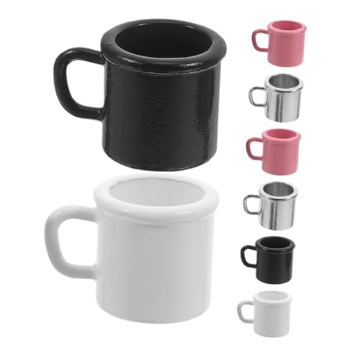 KOMBIUDA 8 Stück Miniatur Kondensationsbecher Puppenhaus Puppenzubehör Mini Becher Für Puppenhaus Miniatur Winzige Kaffeetasse Puppenhaus Miniatur Becher Mini Dinge Mini von KOMBIUDA