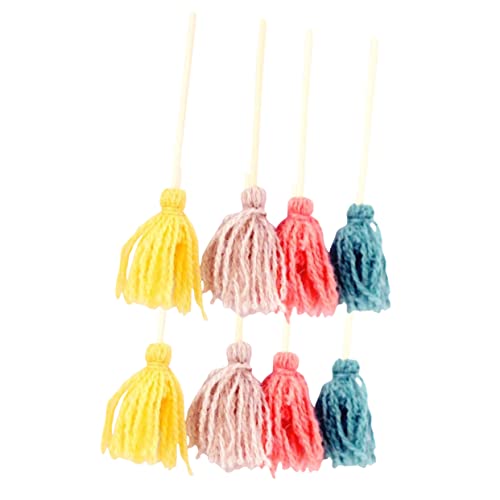 KOMBIUDA 8 Stück Puppenhausbesen Mini Kinderspielzeug Spielzeughaus Puppenhausmöbel Ornamente Für Mini Wischmopps Puppenhausbedarf Miniatur Wischmopps Puppenhauszubehör KOMBIUDA 8 Stück Puppenhausbesen Mini Kinderspielzeug Spielzeughaus Puppenhausmöbel Ornamente Für Mini Wischmopps Puppenhausbedarf Miniatur Wischmopps Puppenhauszubehör von KOMBIUDA