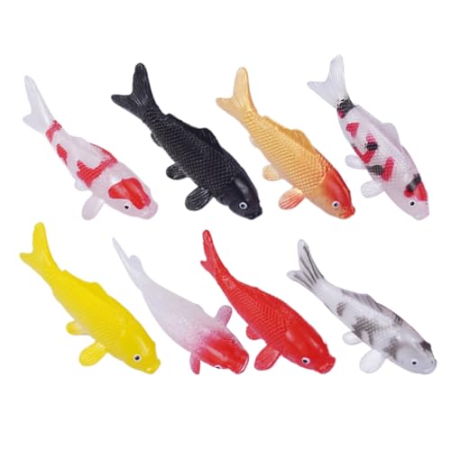 KOMBIUDA 8 Stück Realistische PVC Goldfisch Figuren für Aquarien Bonsai und Puppenhäuser Dekoration für DIY Projekte und Miniaturgärten KOMBIUDA 8 Stück Realistische PVC Goldfisch Figuren für Aquarien Bonsai und Puppenhäuser Dekoration für DIY Projekte und Miniaturgärten von KOMBIUDA