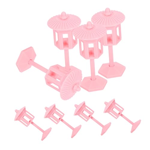 KOMBIUDA 8stücke Vintage-Stil Puppenhauslampe Rosa Miniaturbeleuchtung Aus Spielzeug Für Mädchen Zubehör Für Kleines Haus Schlafzimmer-dekor Puppenhausmöbel-lichtmodell KOMBIUDA 8stücke Vintage-Stil Puppenhauslampe Rosa Miniaturbeleuchtung Aus Spielzeug Für Mädchen Zubehör Für Kleines Haus Schlafzimmer-dekor Puppenhausmöbel-lichtmodell von KOMBIUDA
