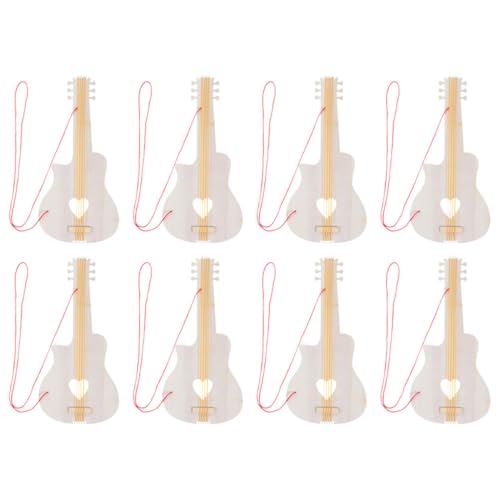 KOMBIUDA 8 Stück Teiliges DIY Holz Gitarrenausschnitte für Unfertige Musikinstrumente zum Bemalen für Bastelprojekte Kindergartenaktivitäten und Geburtstagsfeiern KOMBIUDA 8 Stück Teiliges DIY Holz Gitarrenausschnitte für Unfertige Musikinstrumente zum Bemalen für Bastelprojekte Kindergartenaktivitäten und Geburtstagsfeiern von KOMBIUDA