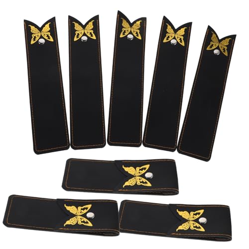 KOMBIUDA 8 Stück Teiliges für Leder Klingenhalter Wasserdichte Aufbewahrungstasche für Klappmesser Tragbar Leicht für Cosplay Bühnenaufführungen und Sammlungen Schwarz KOMBIUDA 8 Stück Teiliges für Leder Klingenhalter Wasserdichte Aufbewahrungstasche für Klappmesser Tragbar Leicht für Cosplay Bühnenaufführungen und Sammlungen Schwarz von KOMBIUDA