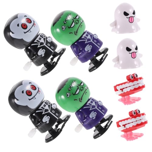 KOMBIUDA 8 Stück Uhrwerk aufziehen Halloween-Aufzug Halloween Figuren Halloween-Figuren Halloween Fun Toy für Halloween Halloween-Partygeschenk Plastik KOMBIUDA 8 Stück Uhrwerk aufziehen Halloween-Aufzug Halloween Figuren Halloween-Figuren Halloween Fun Toy für Halloween Halloween-Partygeschenk Plastik von KOMBIUDA