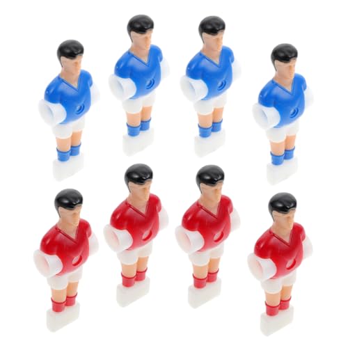 KOMBIUDA 8stücke Tischfußballspieler Figuren Umweltfreundlichem Stabile Ersatzteile Für Kickertisch Rote Und Blaue Spieler Langlebig Und Wiederverwendbar Perfektes Zubehör Für von KOMBIUDA