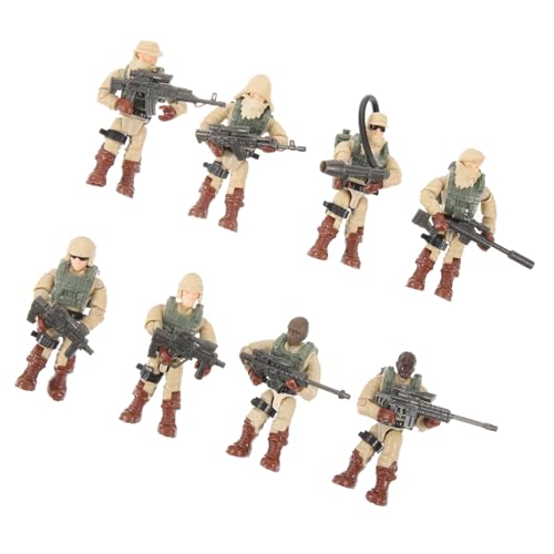 KOMBIUDA 8 Stücke Kleine Soldat Modell Mini Figuren Sand Tisch Dekore Kunststoff Tiny Soldat Modelle von KOMBIUDA