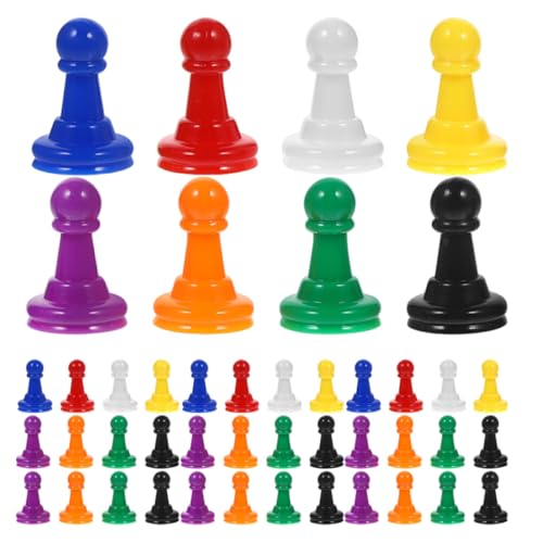 KOMBIUDA 80 Stück Bunte Schachfiguren für Brettspiele Robuste und Langlebige Spielkomponenten für Partys und Geselligkeiten KOMBIUDA 80 Stück Bunte Schachfiguren für Brettspiele Robuste und Langlebige Spielkomponenten für Partys und Geselligkeiten von KOMBIUDA