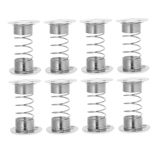 KOMBIUDA 8St Federsitzpuppe schaufensterpuppe Spielzeug Federversorgung Kopf Puppe Federbasis Puppenvitrine Puppen Zeigen Unterstützung Gehäkelte Puppenbasis Basishalter Metall Silver KOMBIUDA 8St Federsitzpuppe schaufensterpuppe Spielzeug Federversorgung Kopf Puppe Federbasis Puppenvitrine Puppen Zeigen Unterstützung Gehäkelte Puppenbasis Basishalter Metall Silver von KOMBIUDA