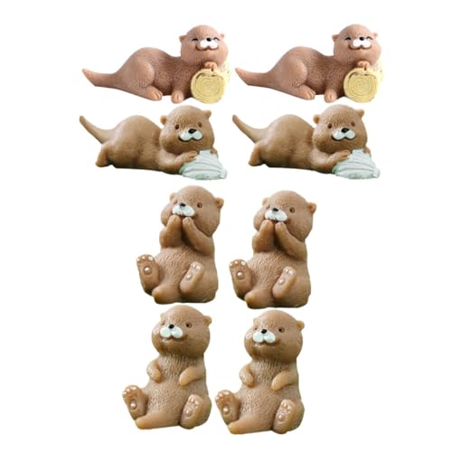 KOMBIUDA 8St Mikrolandschaftsdekoration Figur Wohnkultur Mikro-Landschaftsstatue Tiere Micro Landschaft Statue Wohnkultur mit Otter Figuren Minifiguren aus Kunstharz Otter- Light Brown KOMBIUDA 8St Mikrolandschaftsdekoration Figur Wohnkultur Mikro-Landschaftsstatue Tiere Micro Landschaft Statue Wohnkultur mit Otter Figuren Minifiguren aus Kunstharz Otter- Light Brown von KOMBIUDA