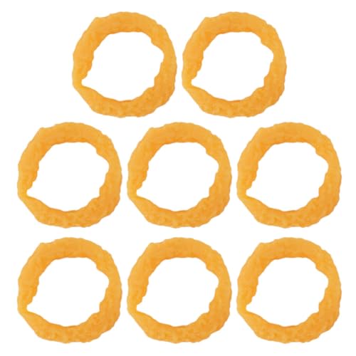 KOMBIUDA 8st Simulierter Tintenfischring Fake-Food- Tintenfischringe Prop Requisite Für Frittiertes Essen Tintenfischringe-Foto-requisitenmodell Entzückendes Essensmodell Yellow PVC KOMBIUDA 8st Simulierter Tintenfischring Fake-Food- Tintenfischringe Prop Requisite Für Frittiertes Essen Tintenfischringe-Foto-requisitenmodell Entzückendes Essensmodell Yellow PVC von KOMBIUDA
