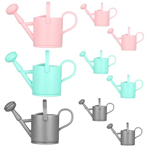 KOMBIUDA 9 Stück Mini -Sprinklerspielzeug Bewässerung Anlage Tülle selbst für Mini-Gartenzubehör Mini-Puppenhauszubehör Gartengießkanne Blumenwässerung kann Puppenhaus-Gadgets Abs von KOMBIUDA