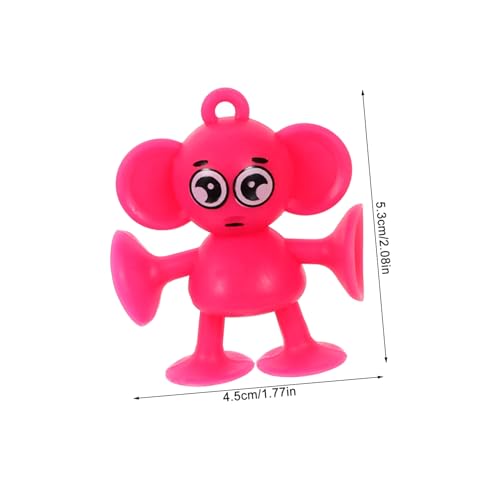 KOMBIUDA 9 Stück Teiliges Saugnapf mit Niedlichen Cartoon Tierfiguren Kreatives Sensorikspielzeug für Sicherer Saugnapf für Glatte Oberflächen Fördert Fantasie und Eltern Junge Mädchen von KOMBIUDA