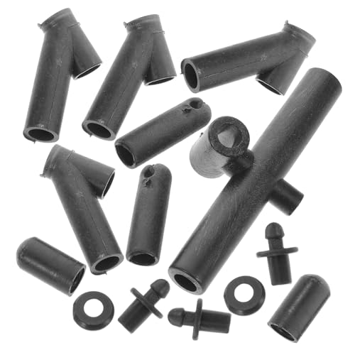 KOMBIUDA 9 Stücke Drachenzubehör Drachen zubehör Kite Machen Vorräte DIY Drachen für Handwerksprojektzubehör Outdoor-Kite-Zubehör Werkzeuge zur Drachenherstellung Plastik Black von KOMBIUDA