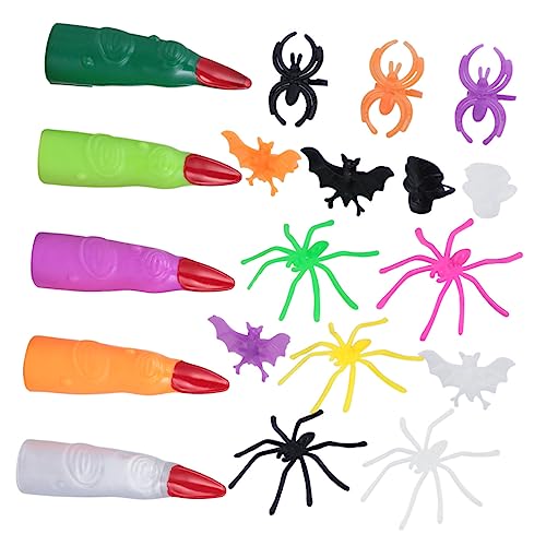 KOMBIUDA 90-teiliges Halloween-Spielzeug-geschenkset Mit Plastikspinnen Und Spinnenringen Für Partyzubehör Und Halloween-Dekoration von KOMBIUDA