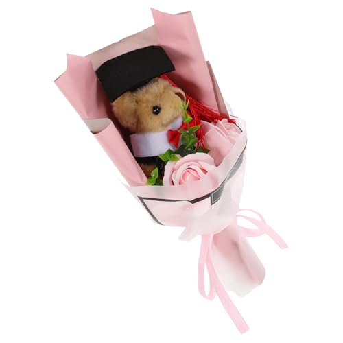 KOMBIUDA Abschluss Blumenstrauß mit Plüschbär Süßer und Fotorequisit für Graduierungen Dekorierter Blumenstrauß mit Rosen und Kuscheltier für Unvergessliche Erinnerungen KOMBIUDA Abschluss Blumenstrauß mit Plüschbär Süßer und Fotorequisit für Graduierungen Dekorierter Blumenstrauß mit Rosen und Kuscheltier für Unvergessliche Erinnerungen von KOMBIUDA