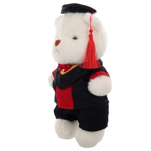 KOMBIUDA Abschlusssaison Bärenpuppe Herzlichen Glückwunsch Grad Toy Plüsch-Abschlussbär- Mini-Abschlussbär High-School-Abschlussbär Abschluss Bär Blume Diplom-Bär PP Baumwolle rot KOMBIUDA Abschlusssaison Bärenpuppe Herzlichen Glückwunsch Grad Toy Plüsch-Abschlussbär- Mini-Abschlussbär High-School-Abschlussbär Abschluss Bär Blume Diplom-Bär PP Baumwolle rot von KOMBIUDA