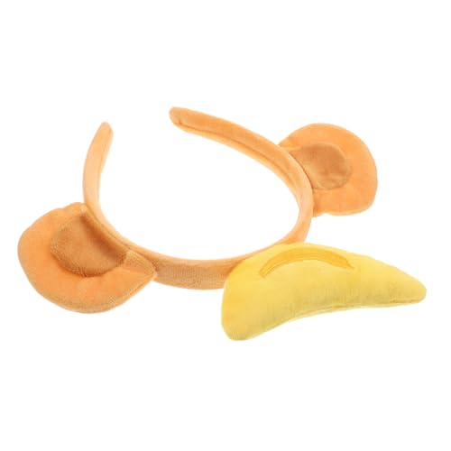 KOMBIUDA Affenohren Stirnband Affenohren Haarband Cosplay Plüsch Affenkopfschmuck Halloween camoing tierhaarreifen party decoration Party-Kopf- Empfindliches Stirnband Plastik Brown KOMBIUDA Affenohren Stirnband Affenohren Haarband Cosplay Plüsch Affenkopfschmuck Halloween camoing tierhaarreifen party decoration Party-Kopf- Empfindliches Stirnband Plastik Brown von KOMBIUDA