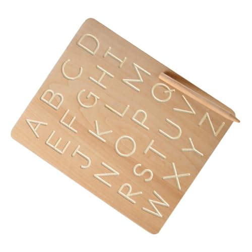 KOMBIUDA Buchstabenerkennungstafel Für Kleinkinder Alphabet-lerntafel Schreibtafel-Spielzeug Zum Lernen von KOMBIUDA