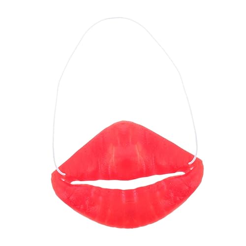 KOMBIUDA Aprilscherz Wurst Großer Mund Streich Halloween Wurst Mund Gesichts Lustige Rote Lippen Halloween Witze Requisiten Party Favor KOMBIUDA Aprilscherz Wurst Großer Mund Streich Halloween Wurst Mund Gesichts Lustige Rote Lippen Halloween Witze Requisiten Party Favor von KOMBIUDA