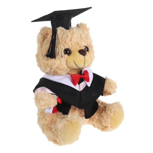 KOMBIUDA Abschlussbär Plüschbär Mit Kappe Diplom Plüschtierpuppen Abschlussfeier Schwarz KOMBIUDA Abschlussbär Plüschbär Mit Kappe Diplom Plüschtierpuppen Abschlussfeier Schwarz von KOMBIUDA
