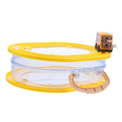 KOMBIUDA Mini Wind-up Auto Aufbewahrungsbox Für Spielzeug Praktische Transparente Reisekiste Organisation Von Simulation Und Zubehör Für Unterwegs von KOMBIUDA