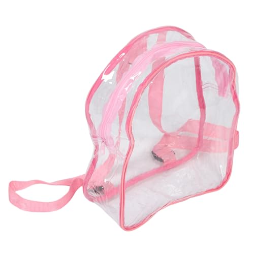 KOMBIUDA Aufbewahrungstasche Aufbewahrungsorganisator für Puppen klare Rucksäcke Tragetasche für Puppen klarer Puppenhalter Reiseetui für Puppen Puppentragerucksack PVC Rosa KOMBIUDA Aufbewahrungstasche Aufbewahrungsorganisator für Puppen klare Rucksäcke Tragetasche für Puppen klarer Puppenhalter Reiseetui für Puppen Puppentragerucksack PVC Rosa von KOMBIUDA