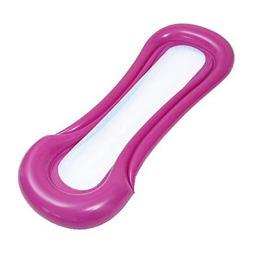 KOMBIUDA Belüftete Schwimmmatte Rotes Schwimmbett Mit Faltbarer Poolmatte Einfaches Und Praktisches Design von KOMBIUDA